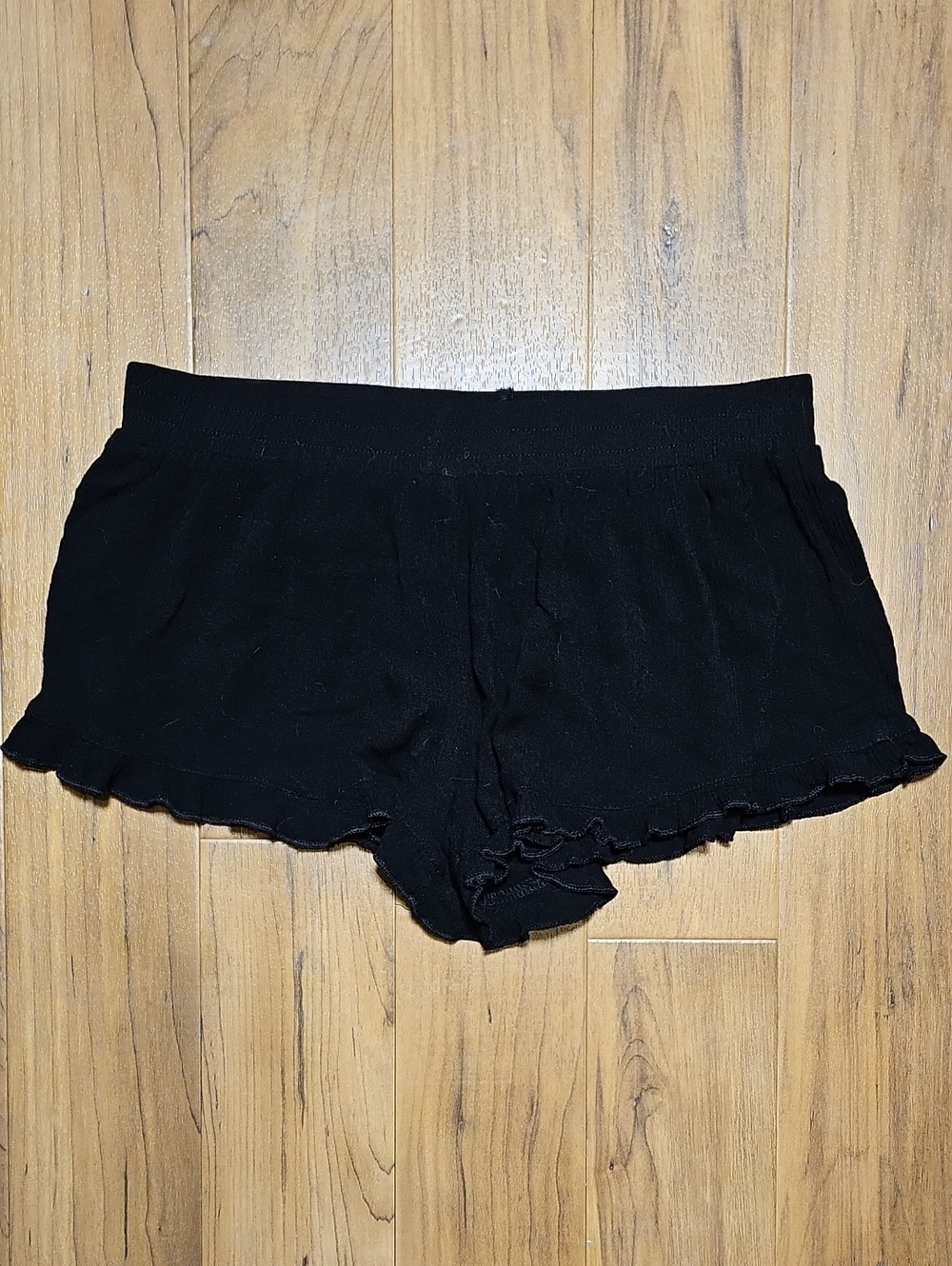 Soft Black Lounge Shorts